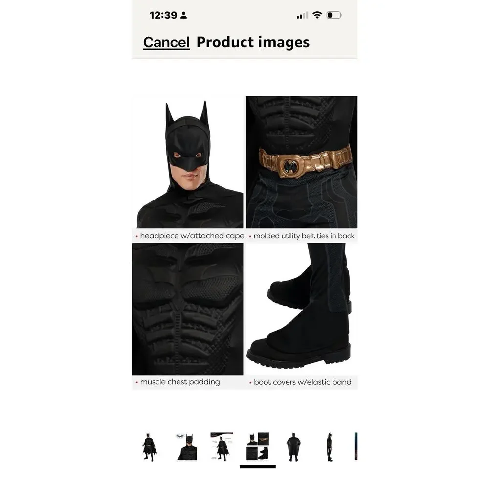 Rubies DC Batman The Dark Knight Rises: Costume for XL, Black